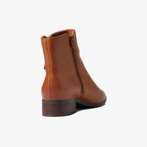 NEW NATURALIZER Robyn Tan Leather Heel Ankle bootie women size 6 - Picture 3 of 11